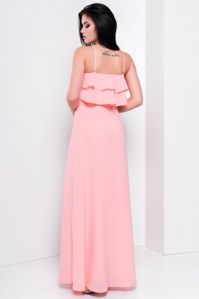 Платье Латино 2953  Цвет: Персик