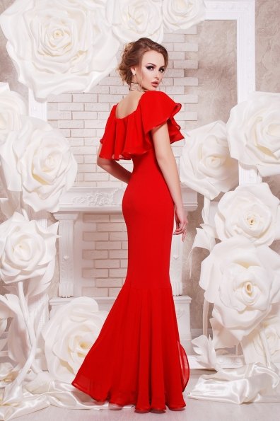 Платье Ламеция б/р Цвет: Красный