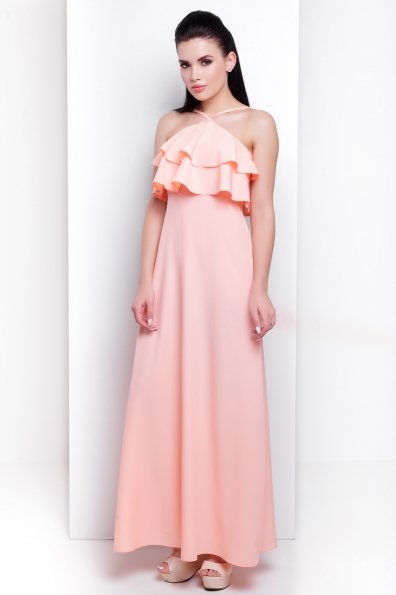 Платье Латино 3072 Цвет: Персик
