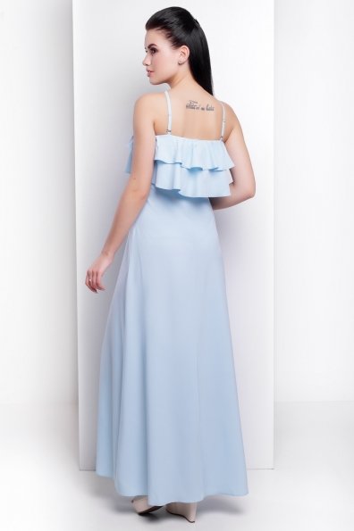 Платье Латино 3072 Цвет: Голубой