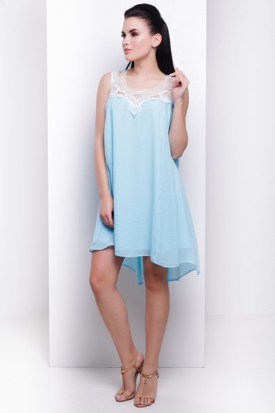 Платье Альбина 3110 Цвет: Голубой