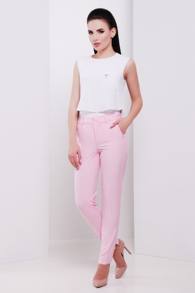 Базовые брюки со стрелками Эдвин 2467 Цвет: Светло-розовый