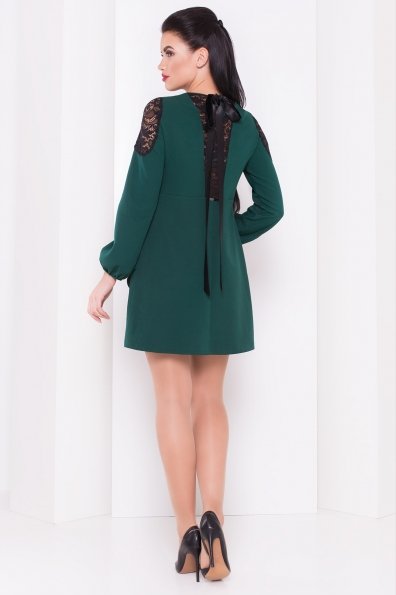 Платье Лючия 3353 Цвет: темно-зеленый/черный