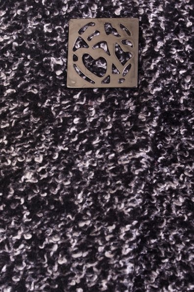 Пальто Даная 3324 Цвет: Черный/серый