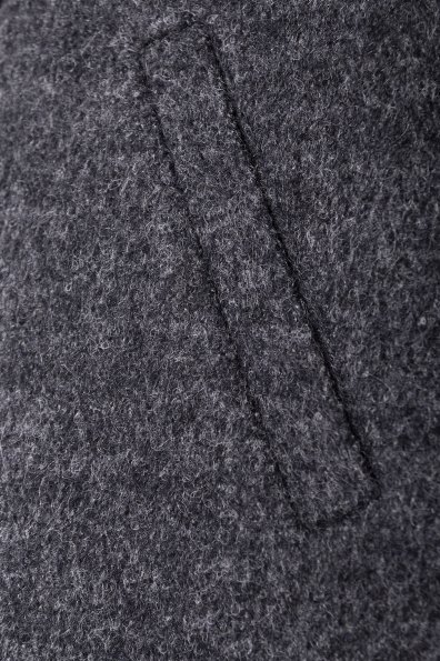 Демисезонное пальто цвета марсала Фортуна DONNA 3377 Цвет: Темно-серый 60