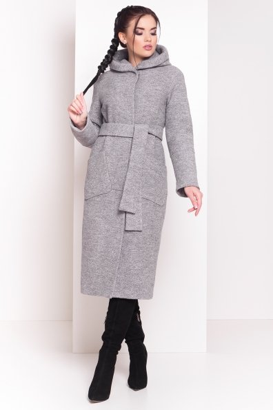 Пальто зима Анита 3703 Цвет: Серый LW-10