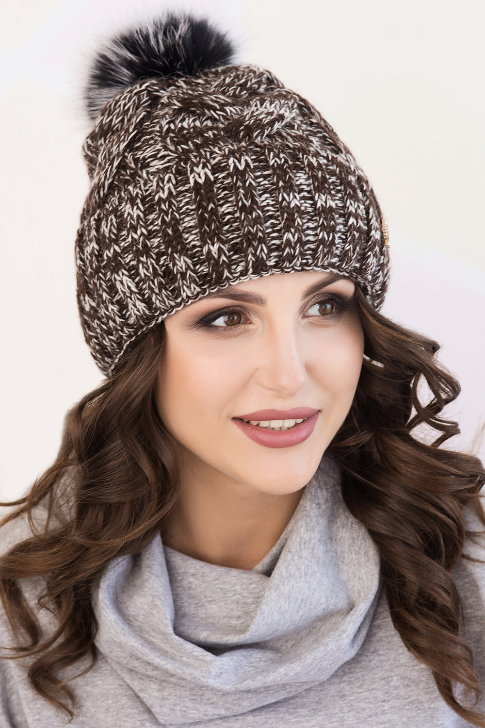 шапка меланж. шапка женская меланж. шапка из меланжевых ниток. модные шапки из меланжа. шапка из меланжевой пряжи.