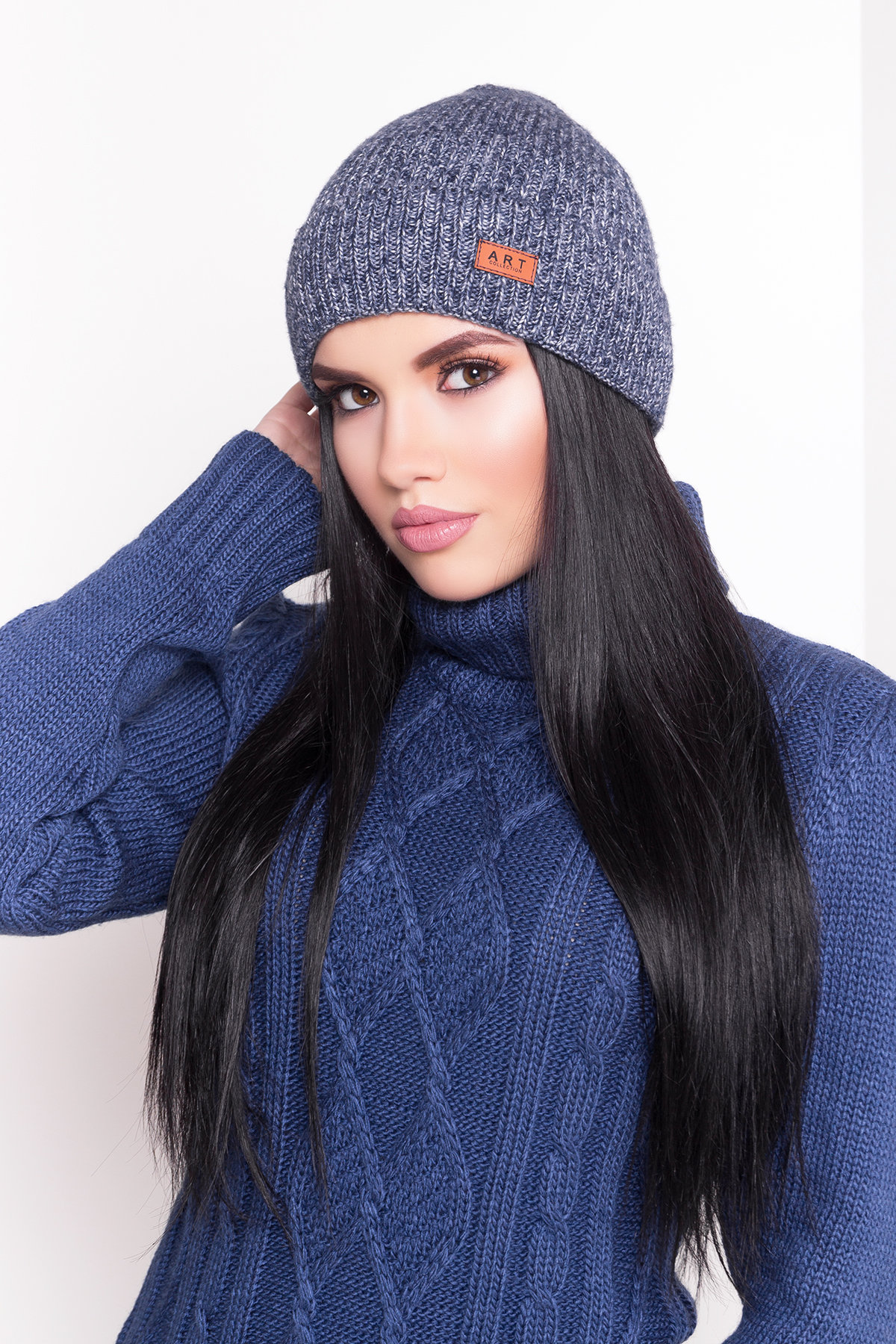 шапки женские Украина купить Шапка Луна 3857