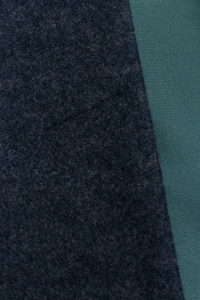 Зимнее пальто с меховыми карманами Анита 3820 Цвет: Зеленый Темный