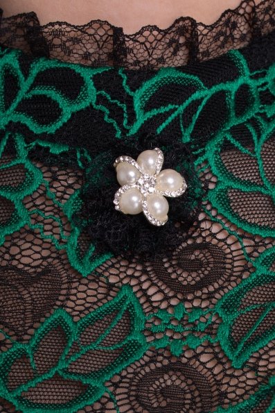 Платье Матур 1077 Цвет: Черный/зеленый