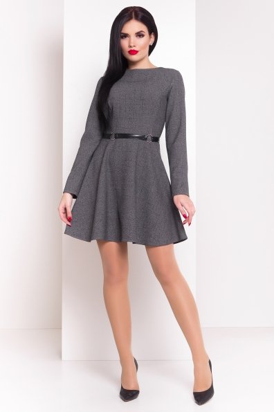 Платье Сафо 3693 Цвет: Черный/серый