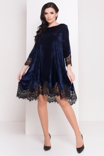 Платье Виолет 4113 Цвет: Темно-синий