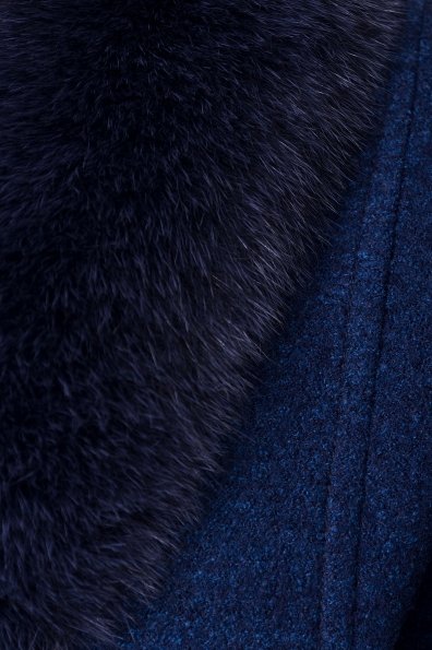Пальто зима Стен 4103 Цвет: Темно-синий/електрик