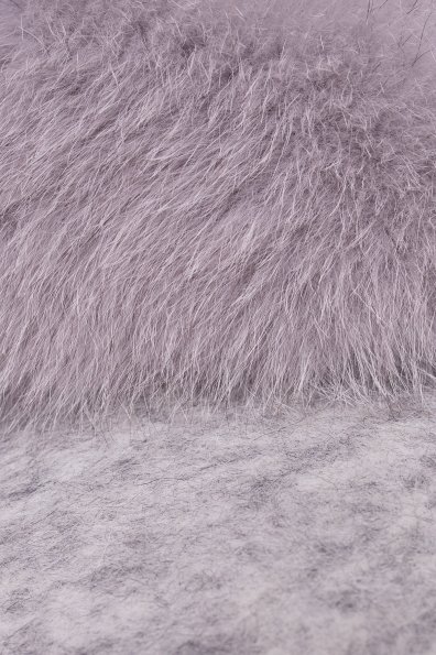 Пальто зима Рокси 4107 Цвет: Серый меланж