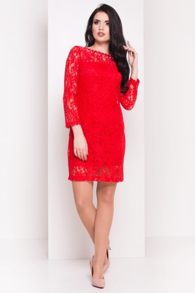 Платье Винтаж 4274 Цвет: Красный