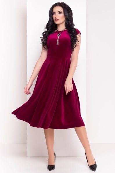 Платье Лира 4125 Цвет: Марсала