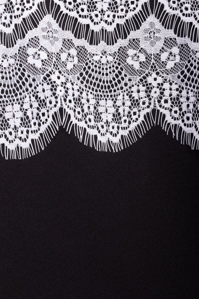 Платье Арабель 4159 Цвет: Черный/белый