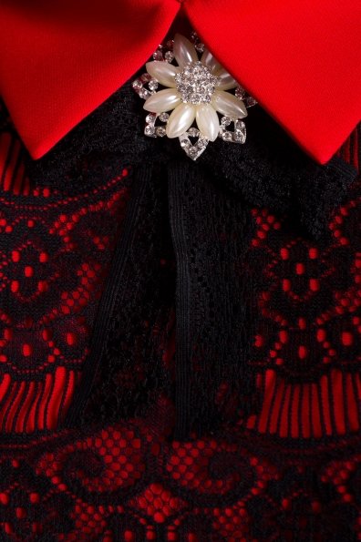 Платье Арабель 4159 Цвет: Красный/черный 1