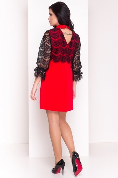 Платье Арабель 4159 Цвет: Красный/черный 1