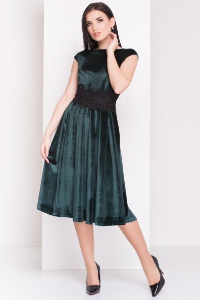 Платье Лира 4125 Цвет: Зеленый Темный