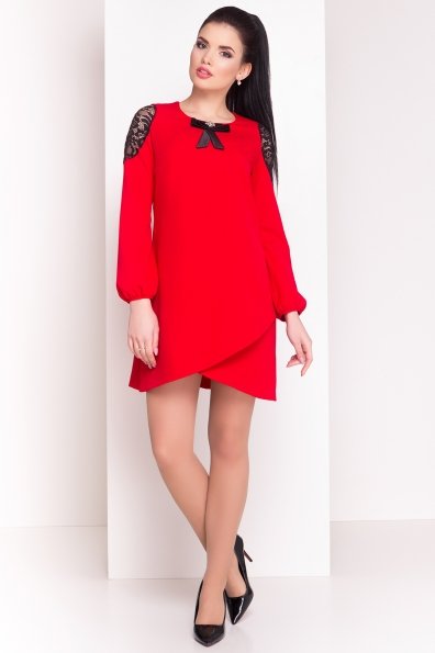 Платье Лючия 3353 Цвет: Красный/черный