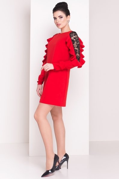 Платье Трис 1517 Цвет: Красный
