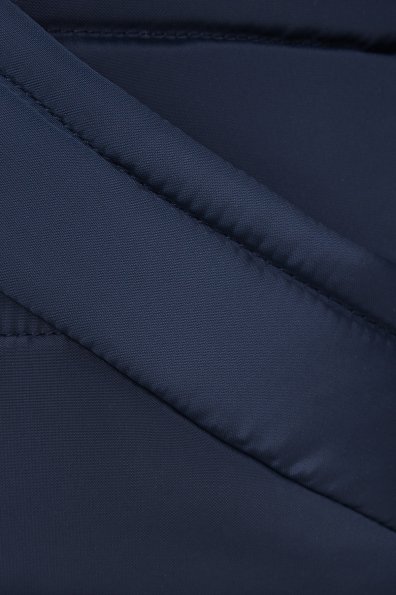 Стеганая куртка с поясом Мириам 4483 Цвет: Темно-синий