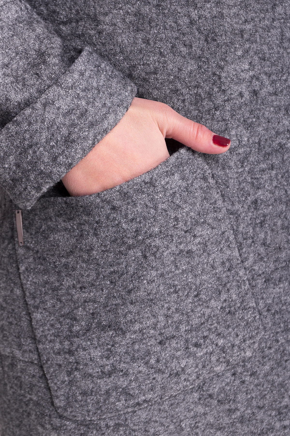 Пальто зима с капюшоном Анита Donna 3720 АРТ. 19290 Цвет: Серый Темный LW-5 - фото 5, интернет магазин tm-modus.ru