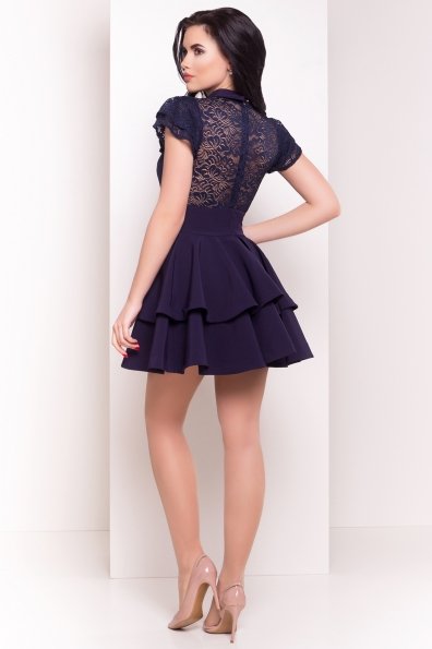 Платье Николь 4557 Цвет: Темно-синий