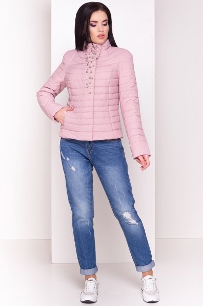 Куртка горчичный цвет Флориса 4560 Цвет: Розовый Темный