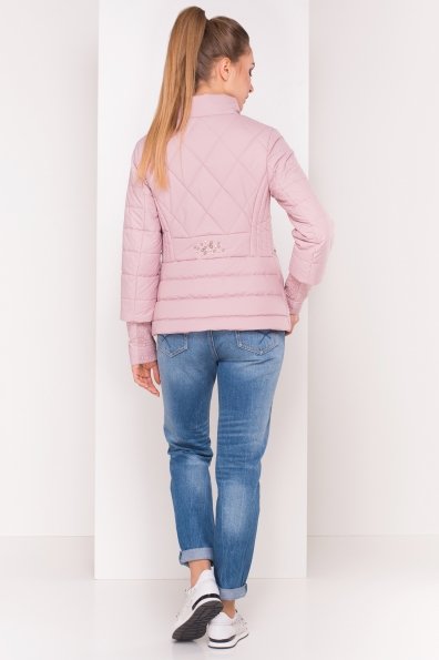Куртка с воротником стойка Мирцелла 4591 Цвет: Розовый Темный