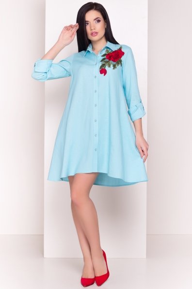 Платье Бри 2706 Цвет: Голубой