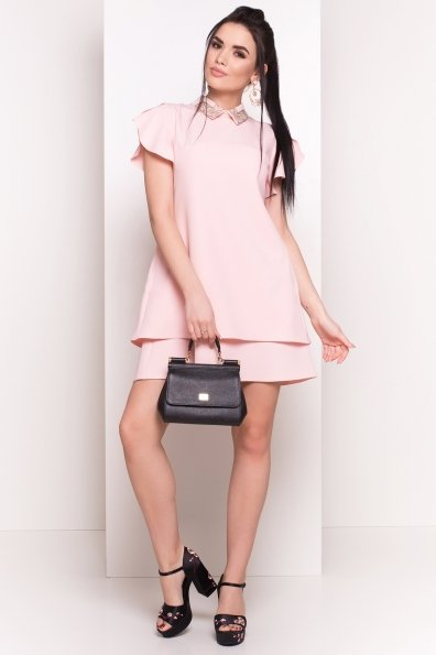Платье Майна 4811 Цвет: Розовый Светлый