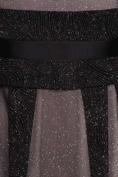 Платье Аими 4648 Цвет: Черный/серебро