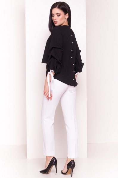 Роскошная блуза Пандора 3228 Цвет: Черный/белый