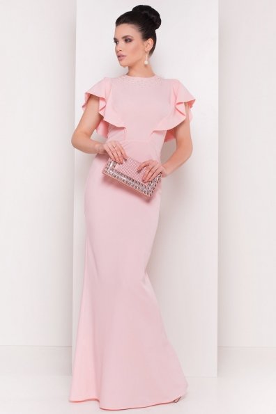 Платье Ариель жемчуг 2977 Цвет: Розовый