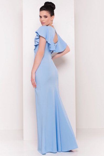 Платье Ариель жемчуг 2977 Цвет: Голубой