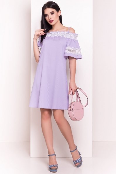 Платье Анис 4957 Цвет: Синий/розовый