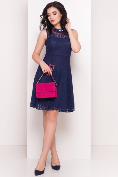 Платье Ермия 4989 Цвет: Синий 1