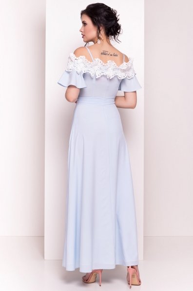 Длинное Платье Монриа 5094 Цвет: Голубой