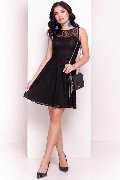 Платье Ермия 4989 Цвет: Черный
