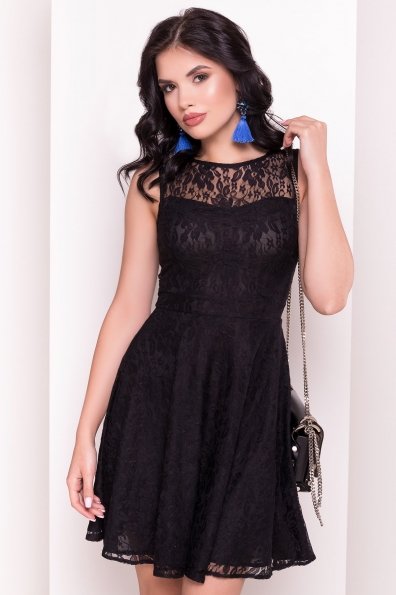 Платье Ермия 4989 Цвет: Черный