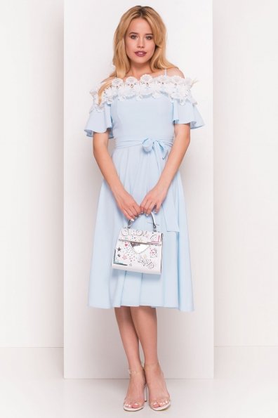 Платье Монро 4919 Цвет: Голубой