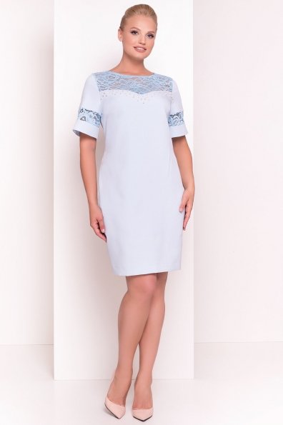 Платье Эвелина Donna 5074 Цвет: Голубой
