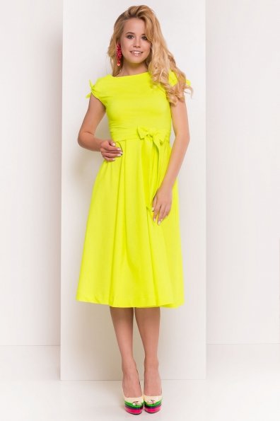 Платье Жадор 5125 Цвет: Лимон неон