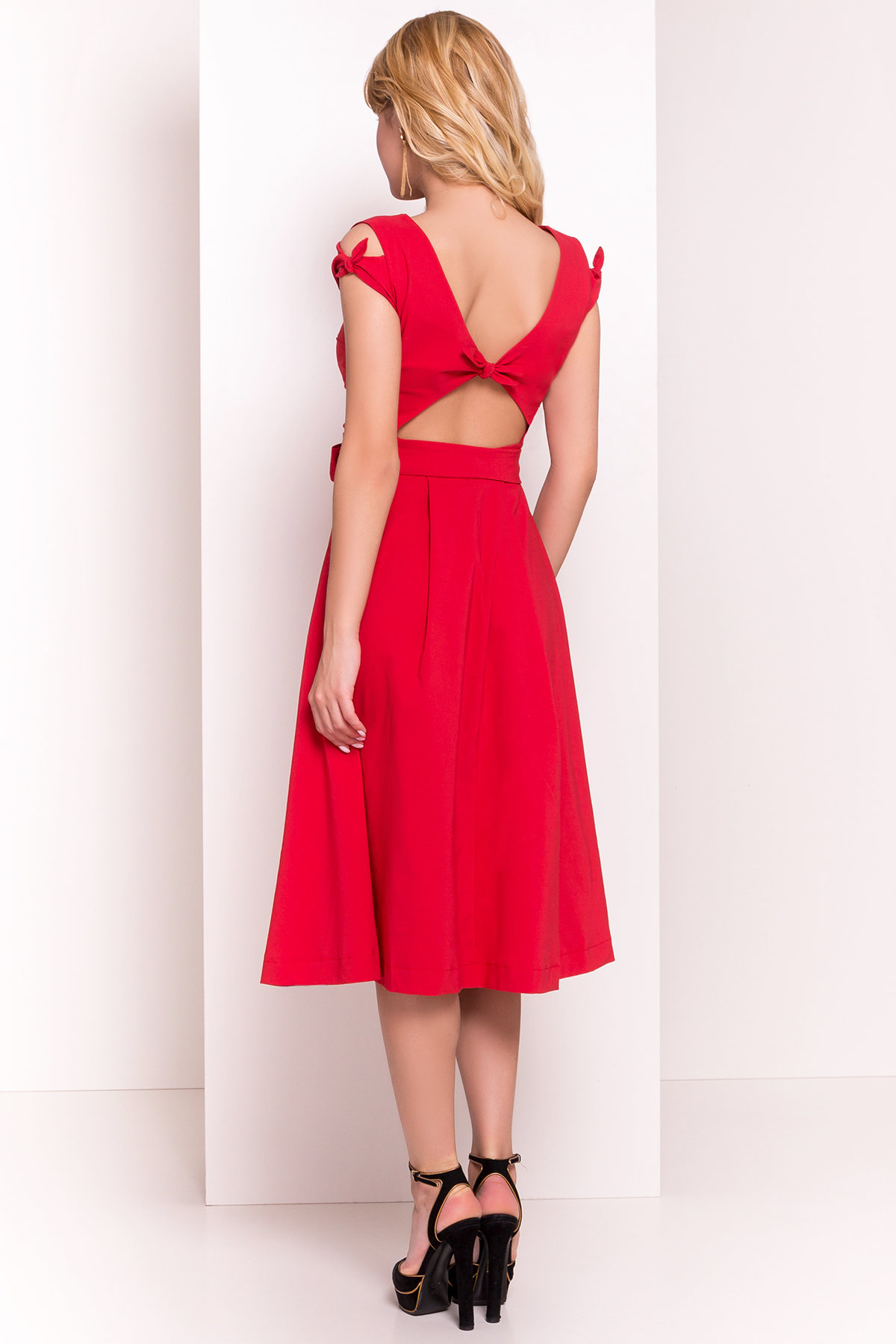 Платье Жадор 5125 АРТ. 35980 Цвет: Красный - фото 3, интернет магазин tm-modus.ru