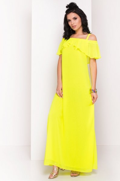 Платье  Пикабу 5149 Цвет: Лайм