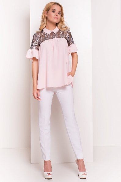 Блуза Анафи 5105 Цвет: Розовый Светлый