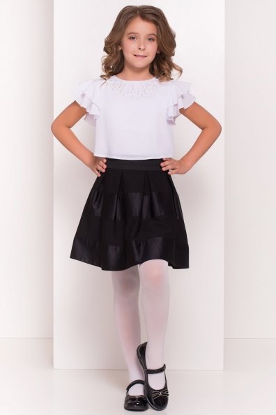 Блуза детская Иксора 5195 Цвет: Белый