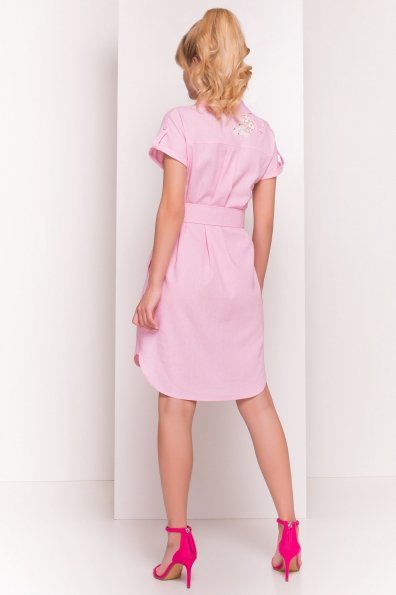 Платье - рубашка Верден 2881 Цвет: Розовый